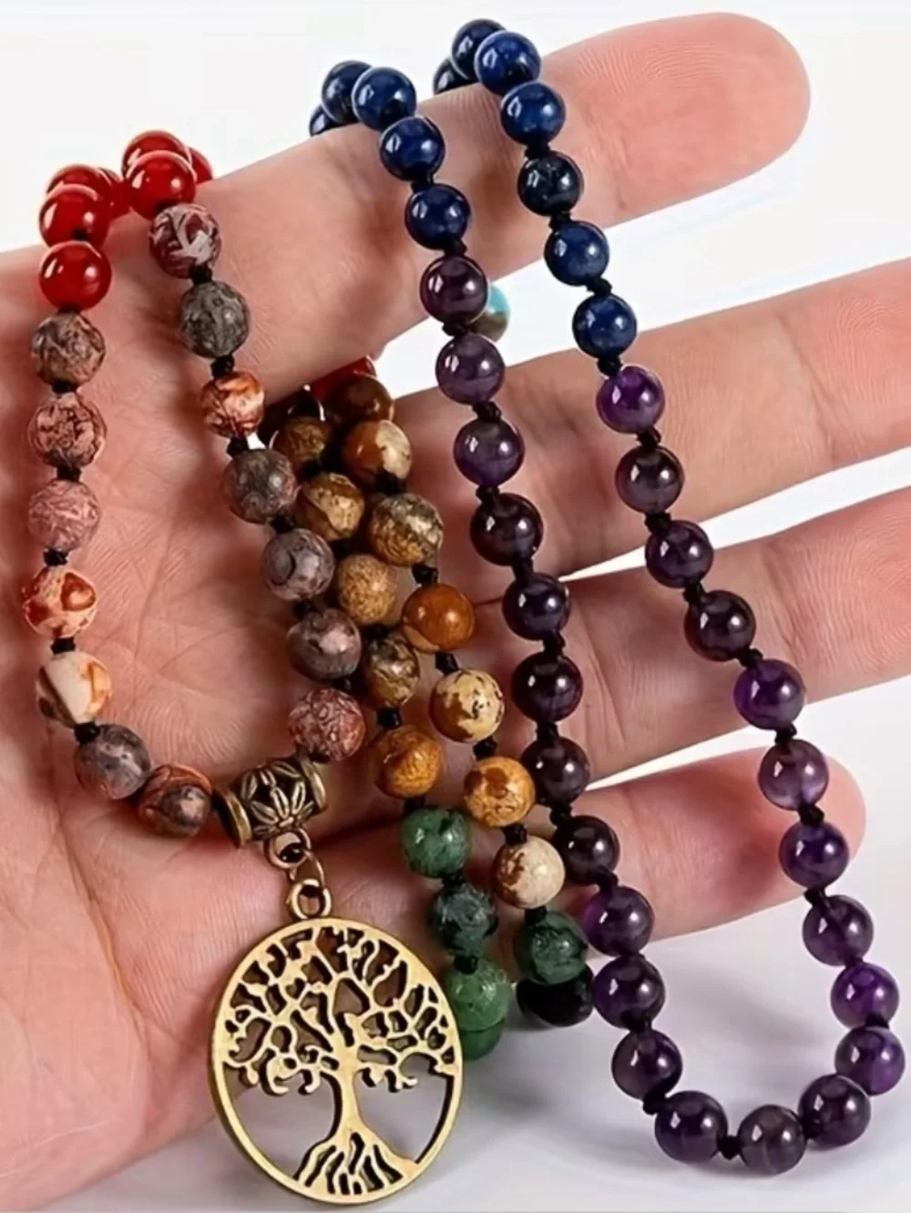 Tree of Life Chakra Mala